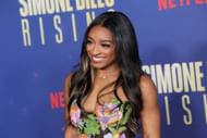 Simone Biles at the Los Angeles Premiere Of Netflix's "Simone Biles Rising: Part 2" - Source: Getty